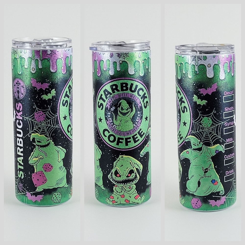 Oogie Boogie Starbucks 25oz Glitter Tumbler
